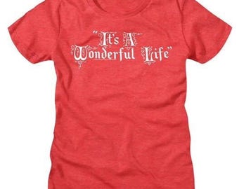 Its A Wonderful Life Retro Movie Poster Christmas T Shirt - Etsy
