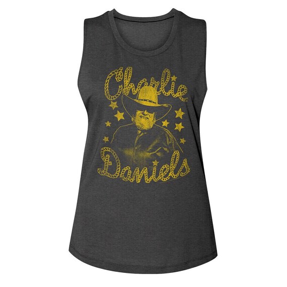 Charlie Daniels Tank Feelin Ropey Women's Southern Rock 