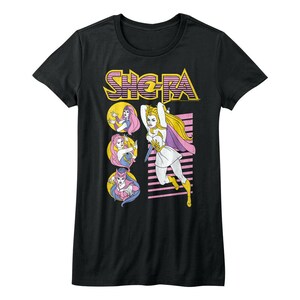 She-Ra & Princesses of Power Womens T-Shirt Masters of the Universe Shera Adora Catra Teela Glimmer Graphic Tee Vintage Cartoon T-Shirt