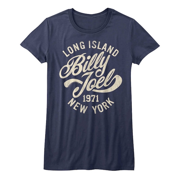 Billy Joel Womens T-Shirt - Long Island 1971 Print - New York Art