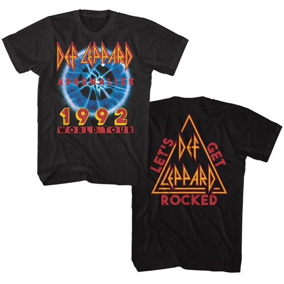 Def Leppard Adrenalize World Tour 1992 Oversized T-shirt - Etsy Def Leppard Adrenalize World Tour 1992 Oversized T-shirt - Etsy