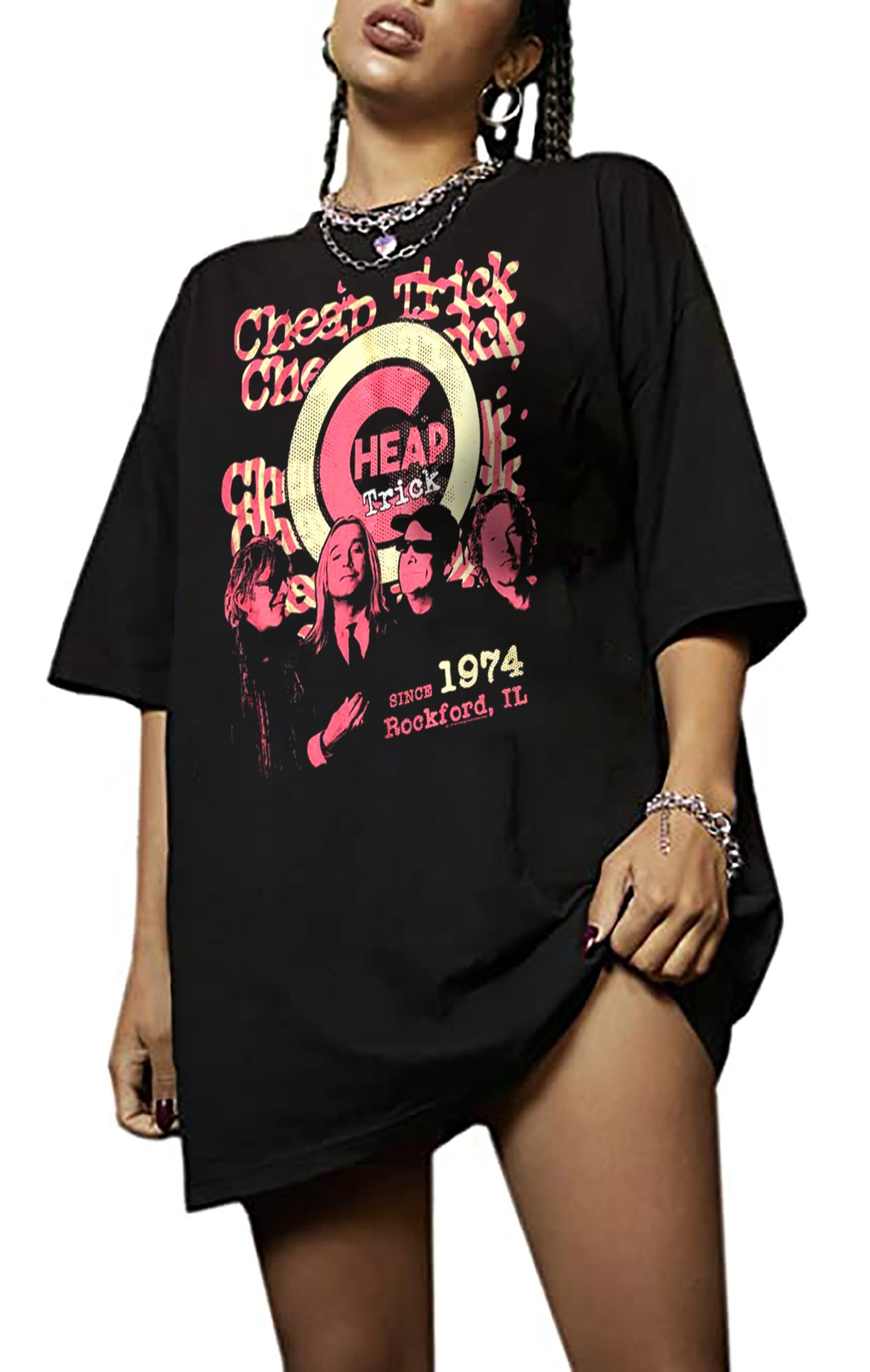 Cheap Trick T-shirt Rockford 1974 Oversized Tees - Etsy