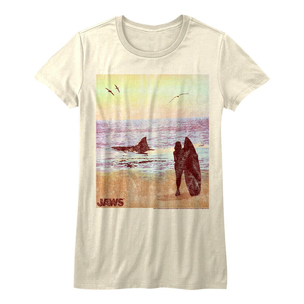 Jaws Women's T-shirt Surfside Shark Swimmer Graphic Tee - Etsy