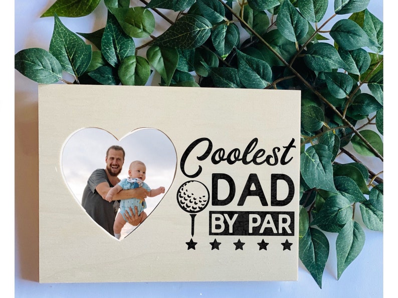 Gift for Dad Father/'s Day Golf Wood Burned Dad Jokes WOODEN PICTURE FRAME