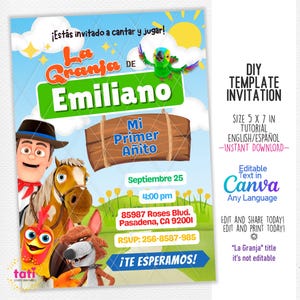 Modelo de convite de aniversário - Convite de aniversário editável - Convite de aniversário para impressão - Convite de aniversário