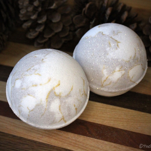 Fizzy Bath Bomb | Cocoa Butter Cashmere Scent - Large 5-6 oz Foaming Bath Bomb, Relaxing Bath Soak, Premium Bath Bombs