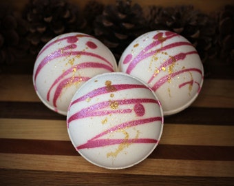 Fizzy Bath Bomb | Cashmere Scent - Relaxing Bath Soak, Large 5-6oz Foaming Bath Bomb, Great Small Gift