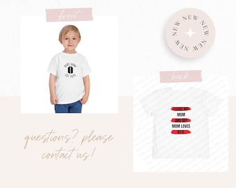 Personalized "I Love My Mom" Kpop Fan Shirt | Toddler Bias Fandom Tee | Fangirl Kid Gift | Oregon Designed USA Made