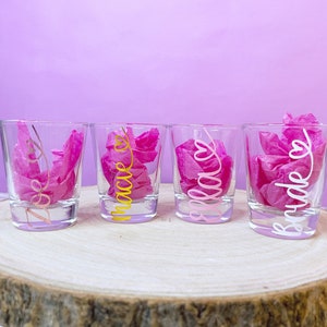 Personalised Shot, Tequila Shot Glass, Hen Party Shot Glasses, Custom Shot Glasses, Milestone Shot Glasses, Special Birthday Shot Glass