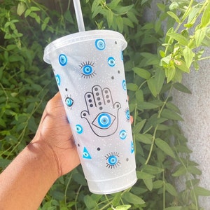 UV DTF 16oz Cup Wrap - Evil Eye 2