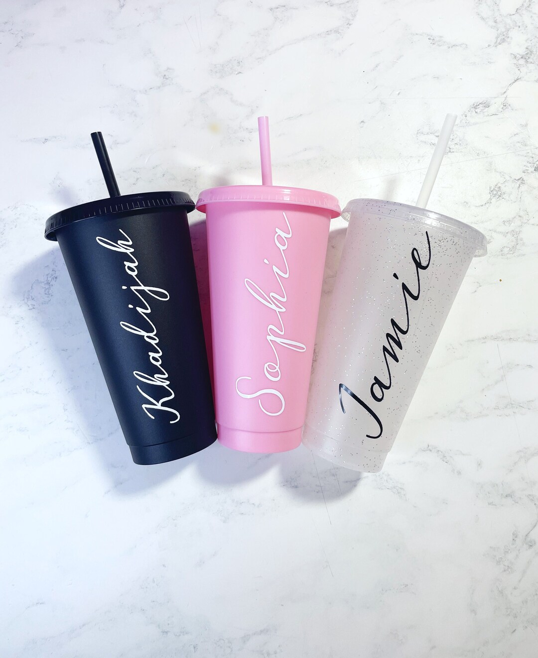 Bridesmaids Personalized Cup, Personalised Cup With Straw, Hen Party