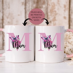 Benutzerdefinierte Keramik Kaffeetasse, personalisiertes Geschenk für Mama und Frau Muttertag, personalisierte Namenstasse, personalisierte Kaffeetasse Weihnachtsgeschenk