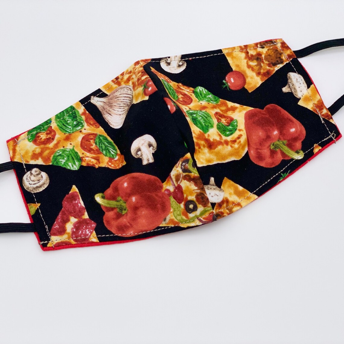 Pizza Face Mask Gifts for Him Gifts for Her Adjustable Face Etsy