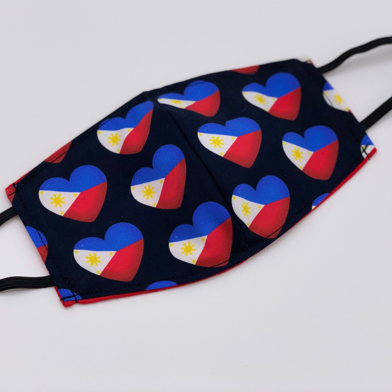 Philippine Flag Face Mask Proud Pinoy Pilipinas Filipino Etsy
