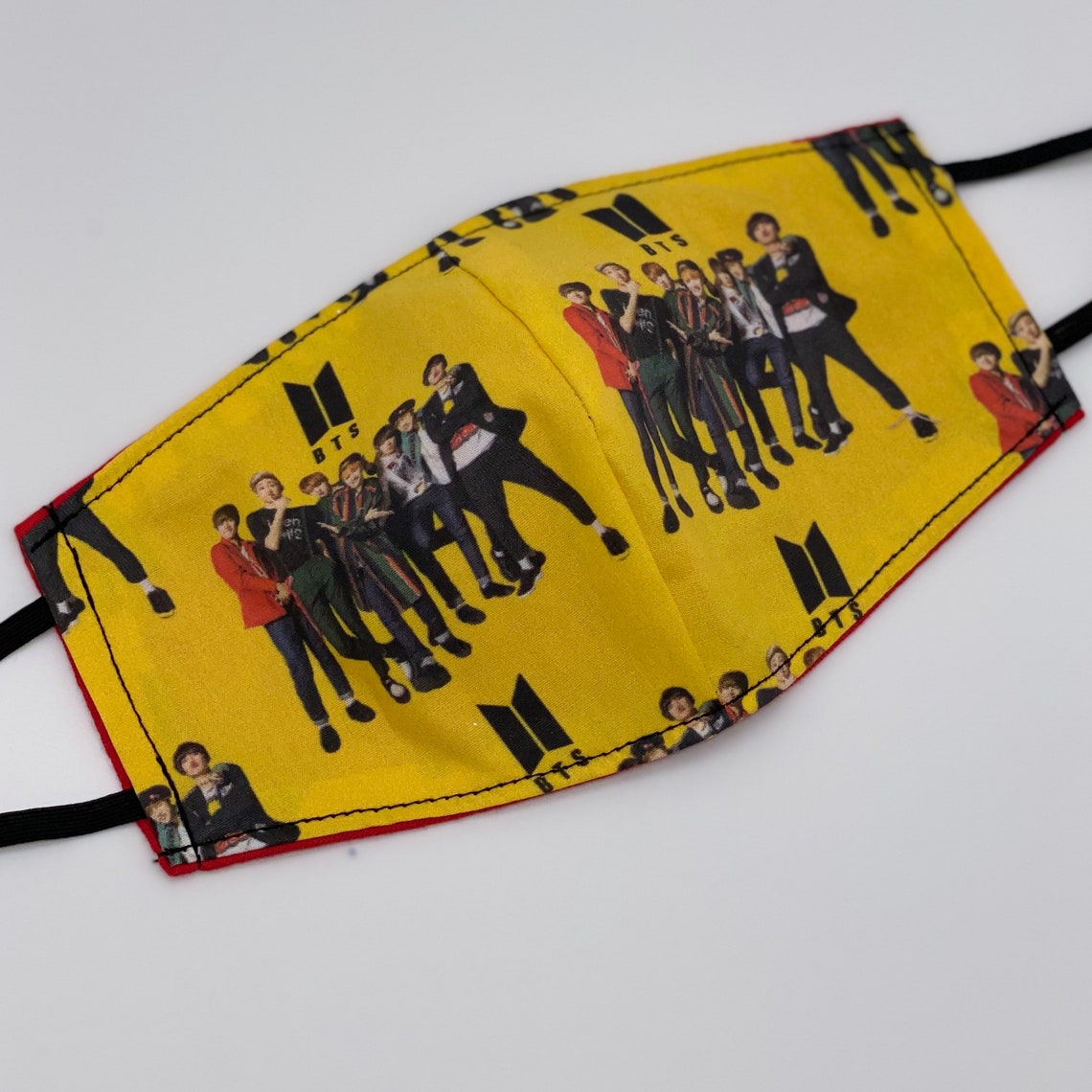 BTS Face Mask BTS Army Kpop Gifts for Her Adjustable Face Etsy