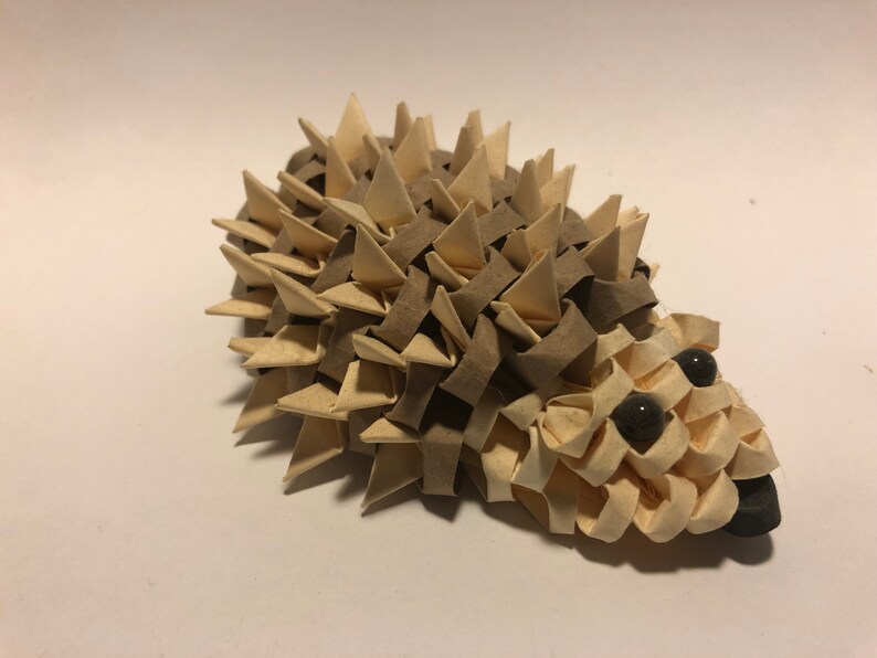 3d Origami Hedgehog