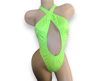 Exotic, dancewear, lingerie rave wear  One piece