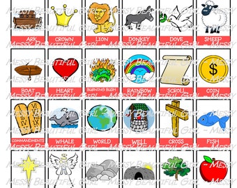 New Testament Bible Guess Who Game Bible Game Bible Guessing Game ...