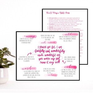May include: A pink and white printable wall art with a message about praising God. The text includes the verses "I thank you God, for I am fearfully and wonderfully made" and "Your works my soul knows it very well".