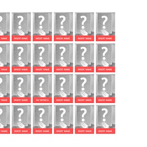 Indovina chi personalizzabile stampabile - Download digitale