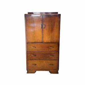 Free and Insured Shippig Within US Vintage Retro Dovetail Drawers Cabinet Storage Dresser Armoire image 1