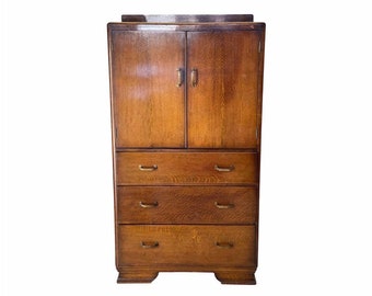 Free and Insured Shippig Within US - Vintage Retro Dovetail Drawers Cabinet Storage Dresser Armoire