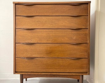 Free and Insured Shippig Within US - Vintage Mid Century Modern Dresser Cabinet Storage Drawers