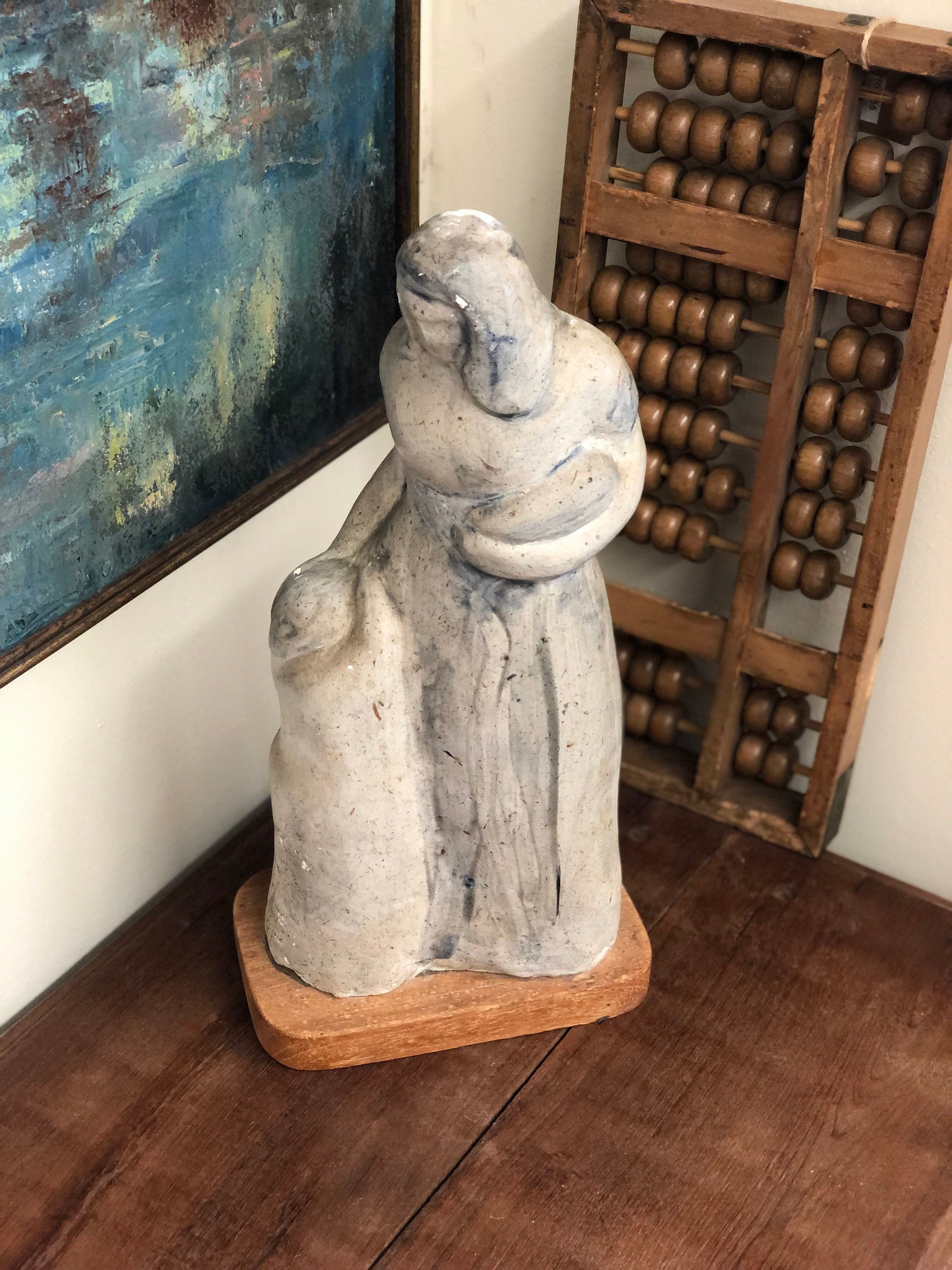 アメリカビンテージミッドセンチュリー生命感のある造形美裸婦像の