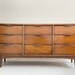Free and Insured Shippig Within US - Vintage Mid Century Modern Dresser Cabinet Storage Drawers 