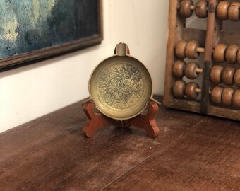 Vintage Brass Flowers Details Ornament Home Decor Table Decor mid century modern retro iron