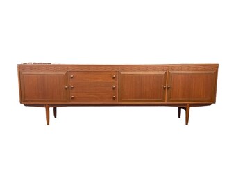Free  Shipping Within Continental US-Imported UK Vintage Mid Century Modern Long Credenza/Buffet in the Style of Robert Heritage
