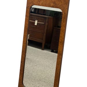 Free Shipping Within Continental US - Vintage Mid Century Modern  Burl Wood Wall Mirror by Milo Baughman for Lane, 1970s