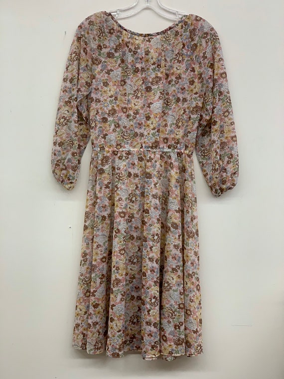 Free Shipping Within US - Vintage Floral Dress - image 2