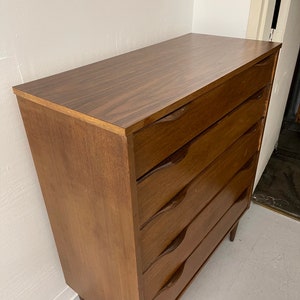 Free and Insured Shippig Within US Vintage Mid Century Modern Dresser Cabinet Storage Drawers image 3