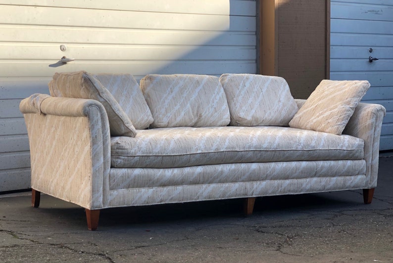 Free and Insured Shippig Within US Vintage Henredon Mid Century Modern Sofa Chair image 3