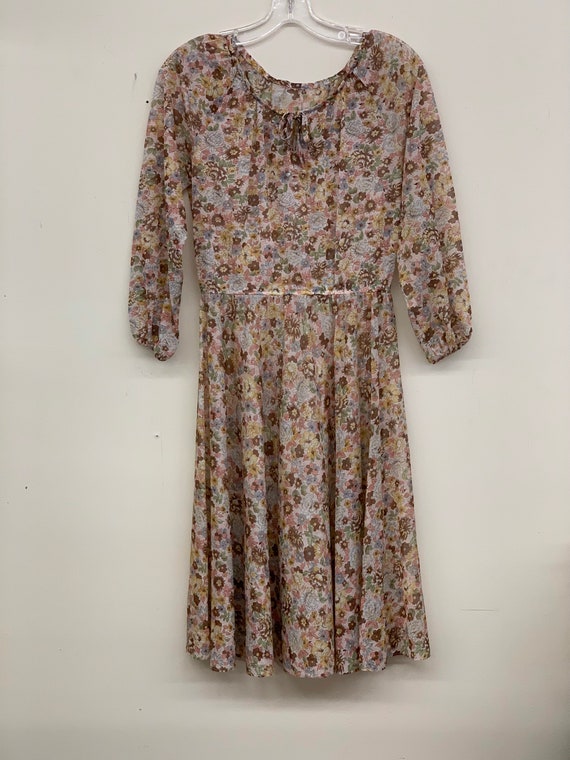 Free Shipping Within US - Vintage Floral Dress - image 1