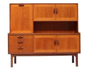 Free Shipping Within Continental US - Vintage Mid CenturyCabinet  G Plan Side Board or Bar Cabinet