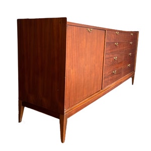 Free Shipping Within Continental US Vintage Mid Century Modern 12 Drawer Dresser Dovetail Drawers image 3