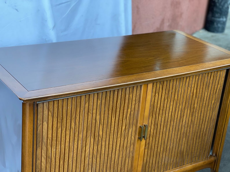 Free Shipping Within US Vintage Credenza Record Music Etsy