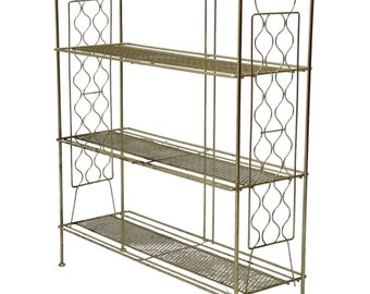 Free Shipping Within Continental US - Vintage Brass Shelf