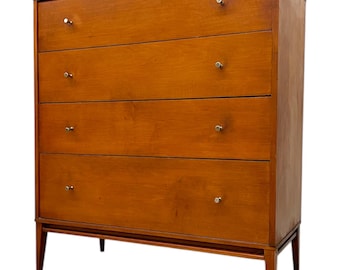 Free shipping within continental US - Paul McCobb Planner Group Tall Chest for Winchendon Furniture - Mid-Century Modern Dresser