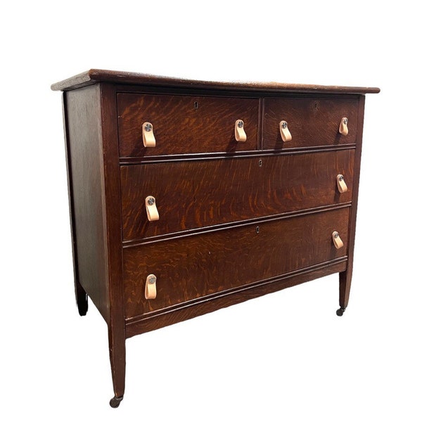 Tiger Oak Dresser Etsy