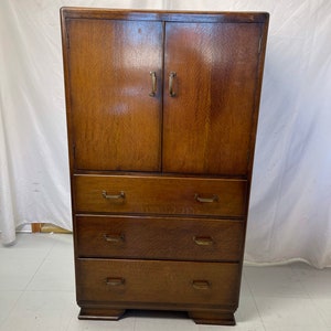Free and Insured Shippig Within US Vintage Retro Dovetail Drawers Cabinet Storage Dresser Armoire image 4