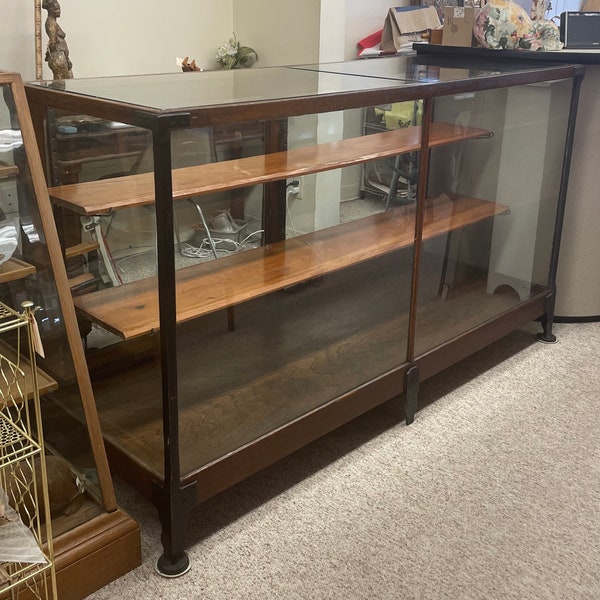 Vintage Wood Display Case Etsy