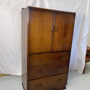 Free and Insured Shippig Within US Vintage Retro Dovetail Drawers Cabinet Storage Dresser Armoire image 3