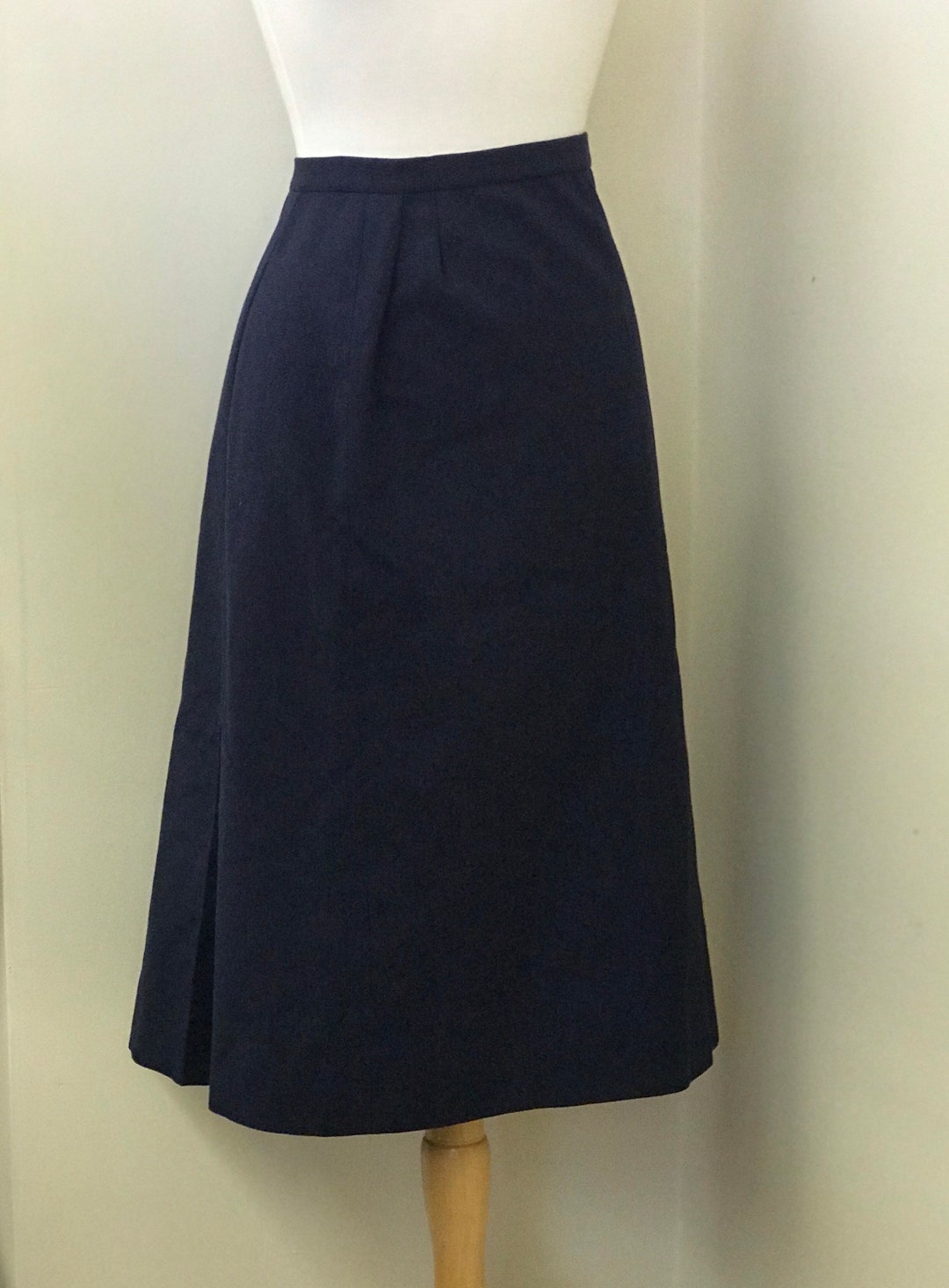 Vintage Blue Zip up Small Midi Dress - Etsy