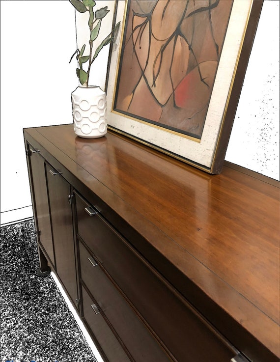 Free Shipping Within US Vintage Drexel Dresser Cabinet Storage Drawers