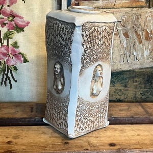 Free Shipping Within continental US - Vintage Signed Mid Century Modern Studio Pottery Vase