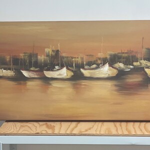 Free Shipping Within Continental US Painting on Canvas nautical scene image 4