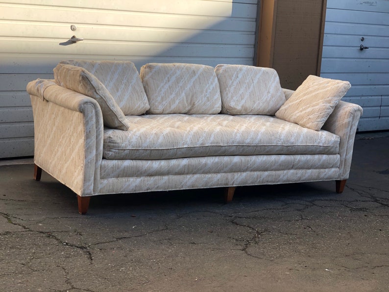Free and Insured Shippig Within US Vintage Henredon Mid Century Modern Sofa Chair image 2